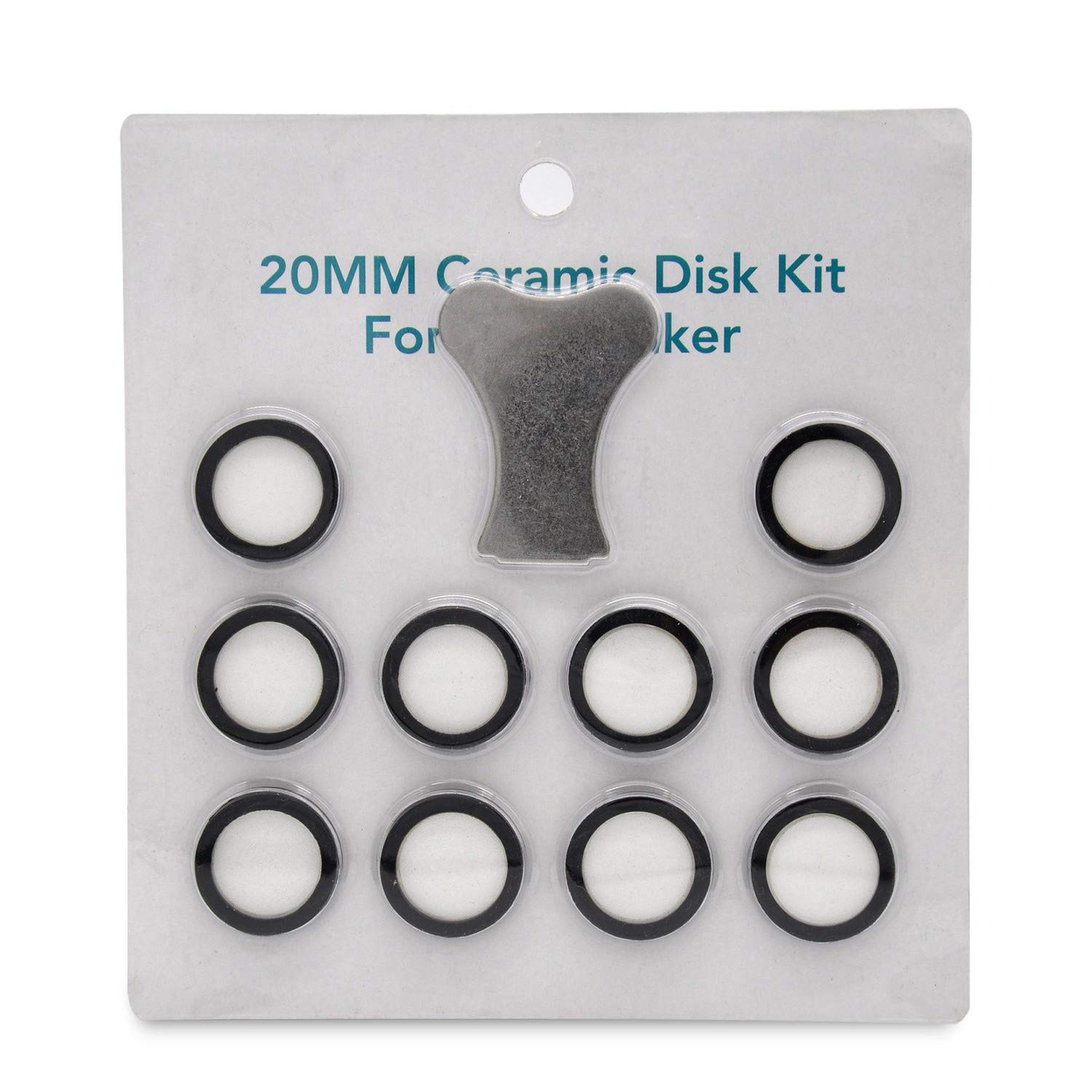 Dciustfhe 11Pcs Maker Maintenance Kit, Ceramic Disk Ceramic Disk Key Kits for Fog Machine