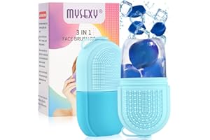 MYSEXY Ice Roller for Face & Eye, Beauty Facial Ice Rollers Ice Holder Mold Face Puffiness Relief Massage Skin Care Tools for Brighten Lubricate Shrink Pores Remove Fine Lines (Blue)