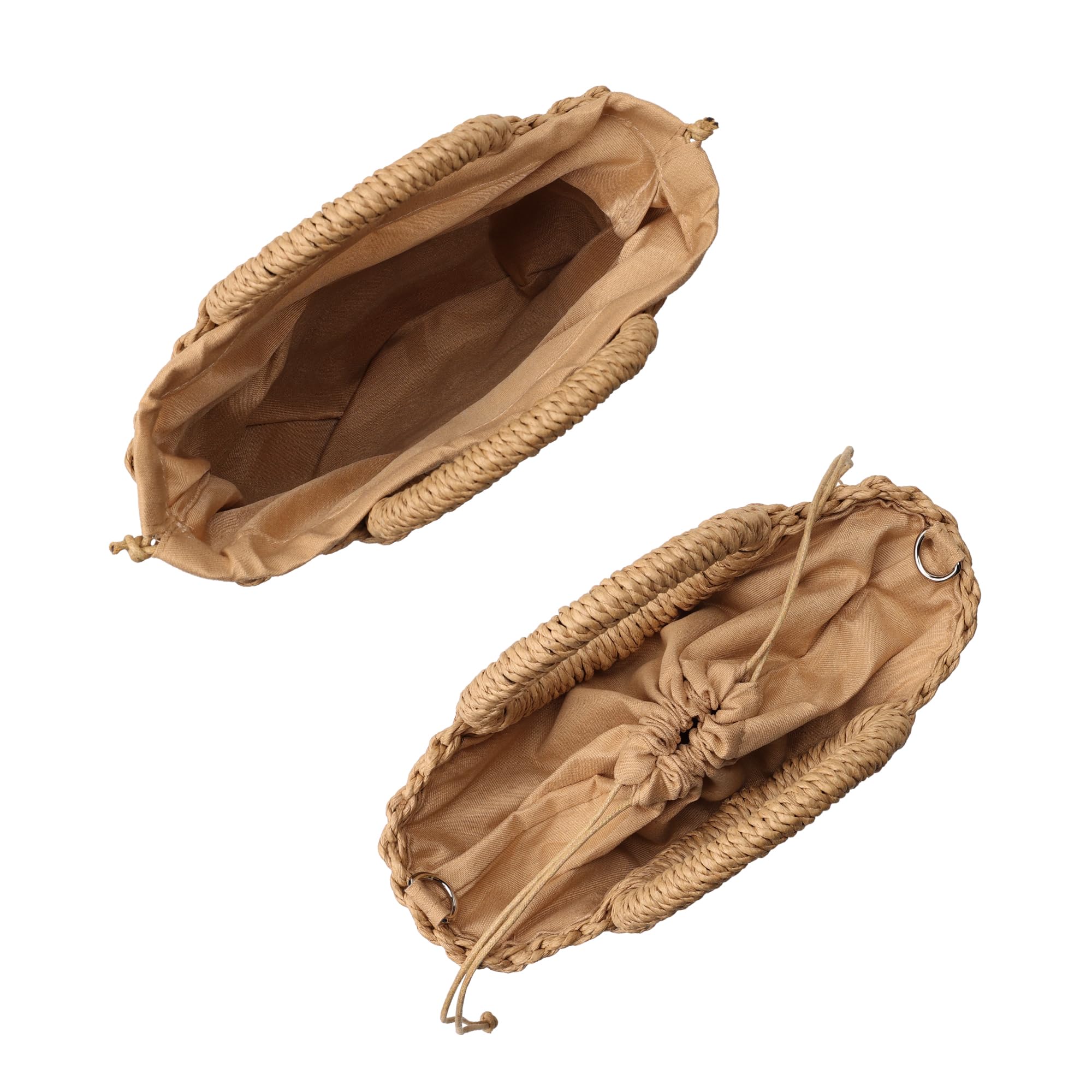 Womens Straw Beach Bag Woven Crossbody Shoulder Bags Top Handle Satchel Handbag Purse for Summer