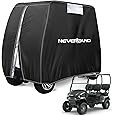 NEVERLAND Golf Cart Cover - Waterproof Golf Cart Covers - Fits for Yamaha Golf Carts EZ GO Club Car - Outdoor Windproof Sunproof