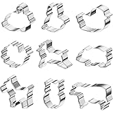 Cosmos Mini Cookie Cutter Set Animal Shapes Cookie Molds Biscuit Cutters for Birthday Party Xmas Christmas Winter Holiday Events