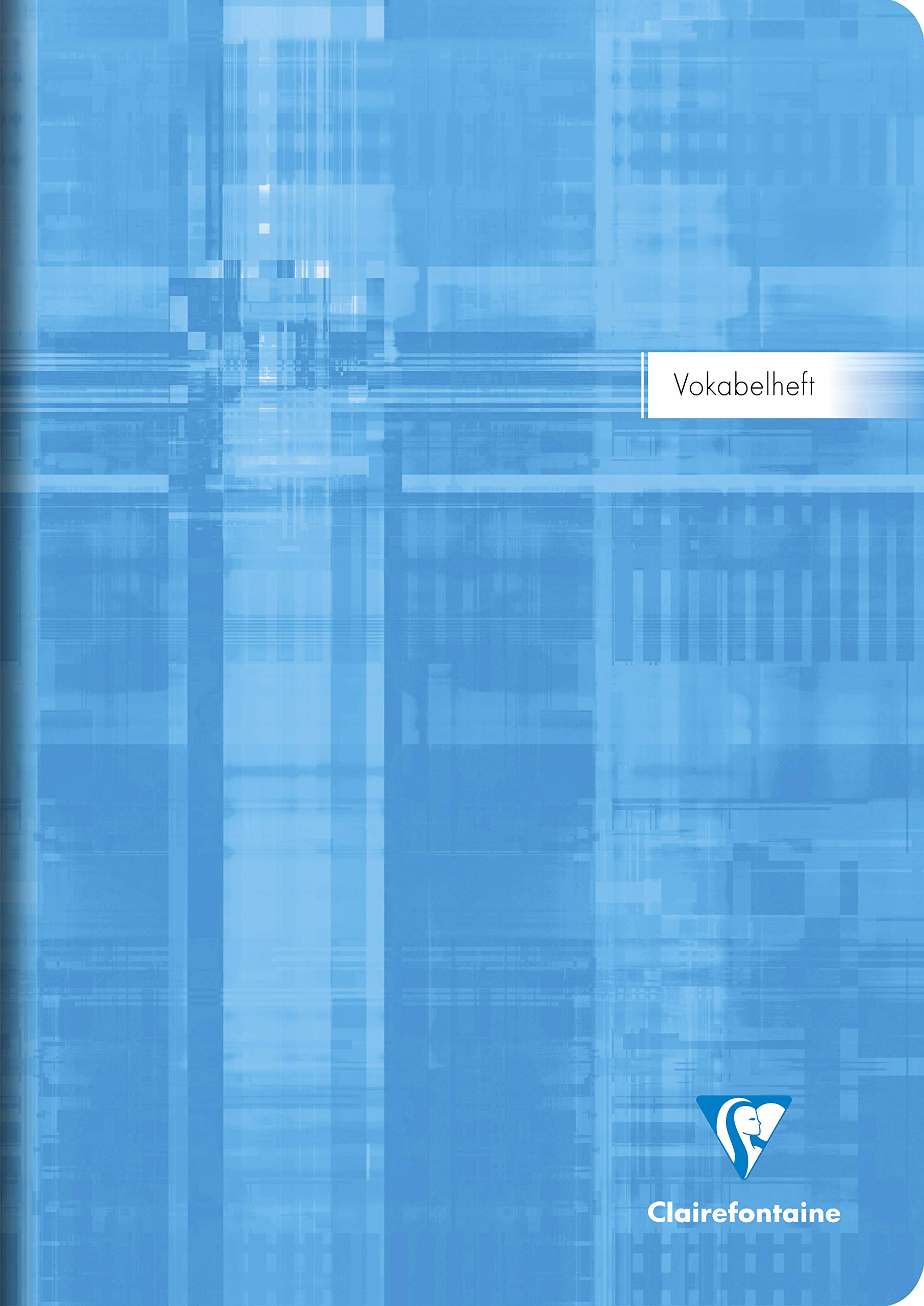 Clairefontaine 31279C - One Vocabulary Notebook, DIN - Size: A4, 21 x 29.7 cm, Lined with 1 Central Margin, 90 gsm, 80 Pages, Assorted Colours, 1 Piece