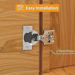 Chibery 6 Pack 5/8" Overlay 3D Soft Close Concealed