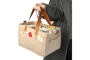 Diaper Storage Organizer | Felt Large Capacity Baby Travel Storage Bag - Mom Bag Hand Bag, Baby Travel Storage Bag, Travel Di