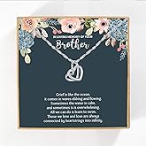Loss of Brother Gift, Brother Remembrance Necklace, Brother Grief Gift, Brother Memorial Gift, Sorry for Your Loss Brother Necklace