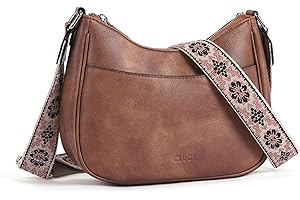 CLUCI Crossbody Bags for Women, Vegan Leather Shoulder Handbags, Purses for Women with Adjustable Wide Strap