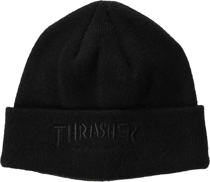 Amazon スラッシャー ユニセックス ニットキャップ ブランドロゴ th N52 Mag Logo Beanie 帽子 おしゃれ Blk Blk Us Fr Free サイズ ニット 通販