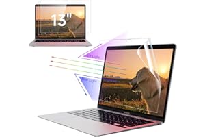 IPROKKO 2 Pack Anti Blue Light Screen Protector for MacBook Air 13 Inch (2018-2021,M1)&MacBook Pro 13In(2016-2022,M1,M2), 13.