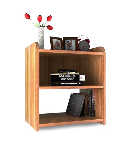 Forzza FO-ST19Tk Archie Side Table with Storage (Teak)