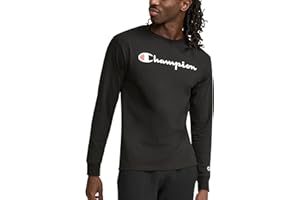 Champion Men's Long Sleeve T-shirt, Classic T-shirt for Men (Reg. Or Big & Tall)