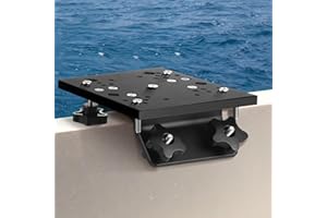 Gisafai Universal Aluminum Downrigger Bracket for 45/90 Degree Boat Track System Lund Sport Track Downrigger Mount Fishing Accessories