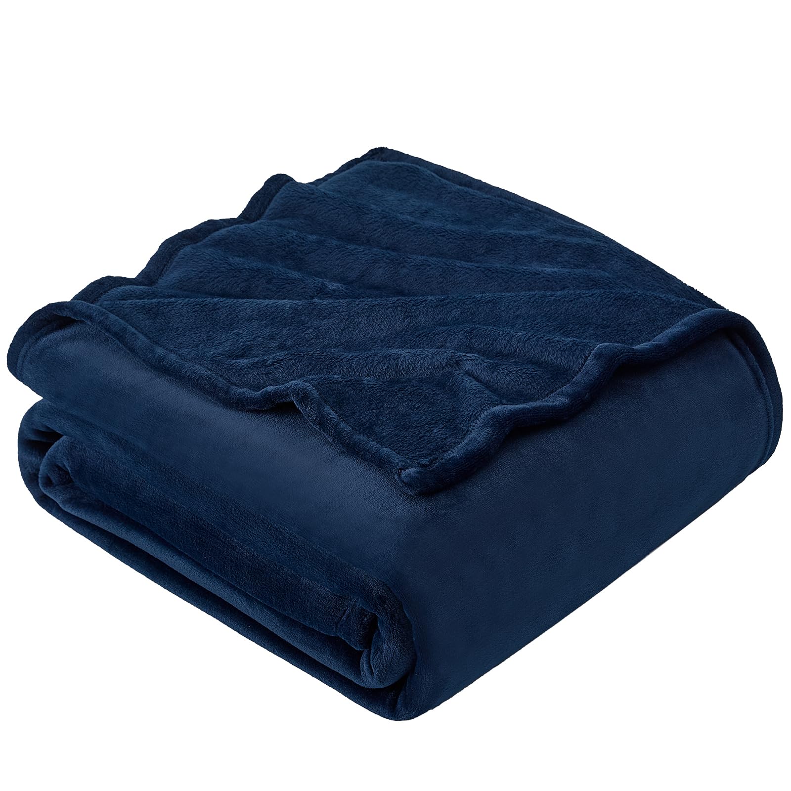 EHEYCIGA Fleece Blanket Extra Large Throws for Settees Navy Throw Fluffy Warm Soft Blanket for Bed Settees Armchairs, Fit All Season, King Size, 270x230cm — image 1
