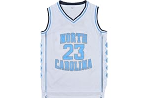 hbmrakra Youth Basketball Jersey Classic North Carolina Quick Dry Sports Shirt # 23 Kids Basketball Fans Gift