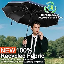 Copulan 46 Inch Auto Open Close Reverse Umbrella