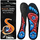 Magnetic Acupressure Insoles，Orthopedic Insoles，Relieve Tired can be Used by Both Men and Women (Red, M-US(9.5-10.5))