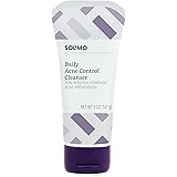 Amazon Brand - Solimo Daily Acne Control Cleanser, Maximum Strength 10% Benzoyl Peroxide Acne Medication, 5 Ounce