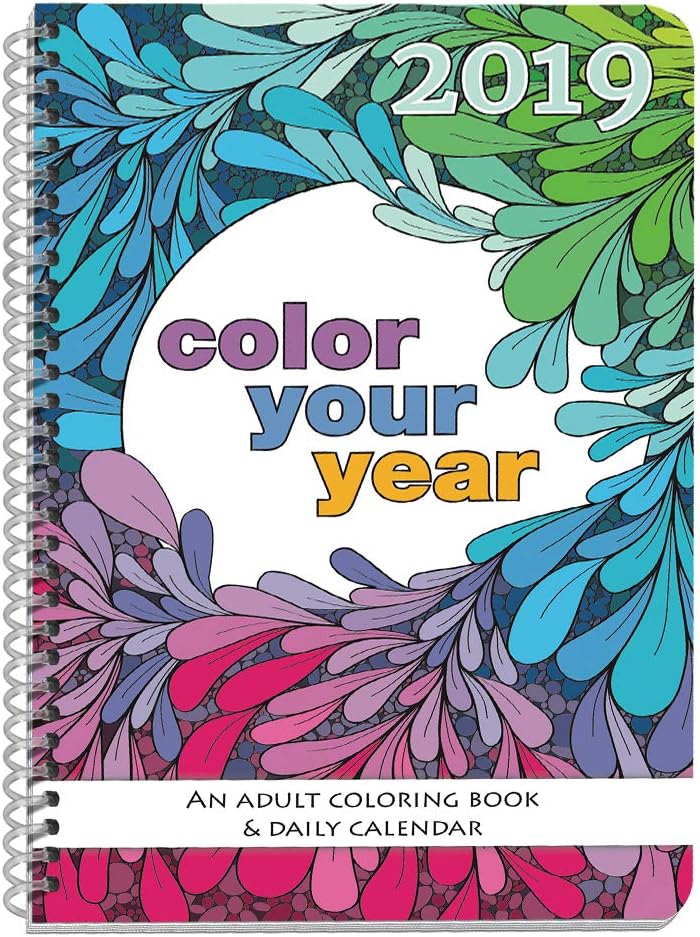Best 2018-2019 coloring desk calendar