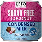 Keto Zero Sugar Free Condensed Milk 6 Unsweetened Coconut Condensed Milk | Keto zero sugar unsweetened condensed milk 6 packs vegan low calories sugar free sweetened condensed coconut milk dairy free