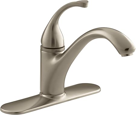 Kohler 10411 Bv Forte R 3 Hole Sink 9 1 16 Spout Kitchen Faucet