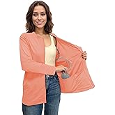 Youdiao Mastectomy Shirts with Drain Pockets Long Sleeve Breast Recovery Must Haves Soft Zip Up Clothing