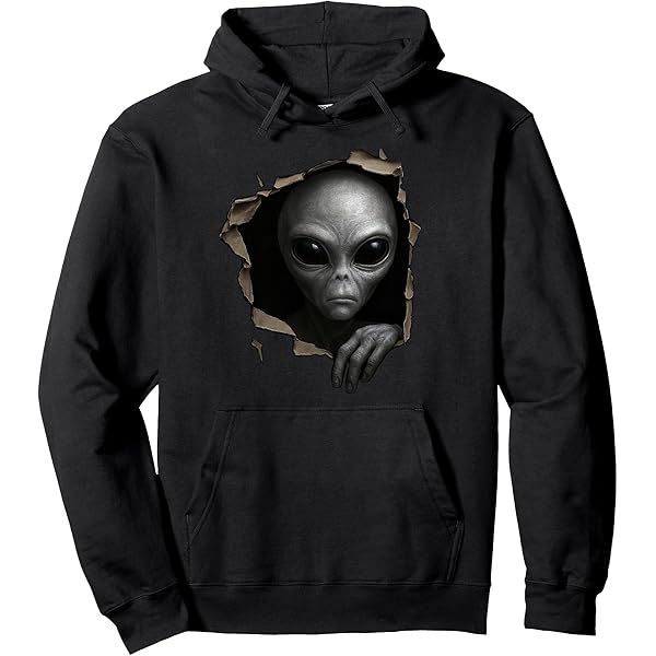 Amazon.com: Alien Hoodie Cool Alien Symbols UFO Shirts Alien Head