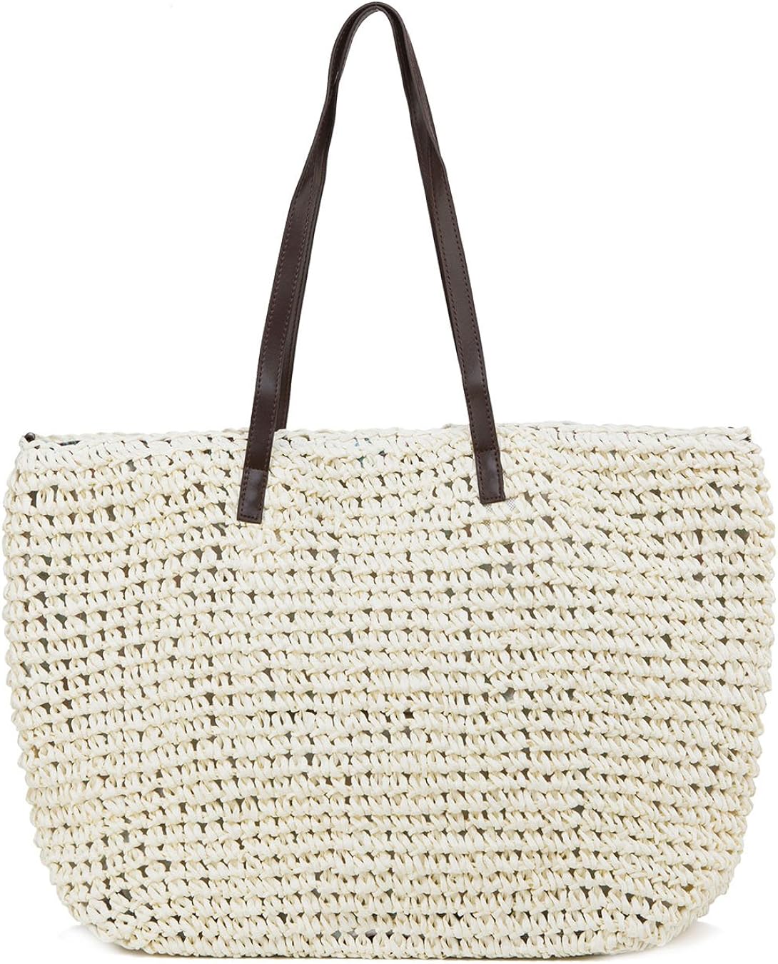 woven straw tote