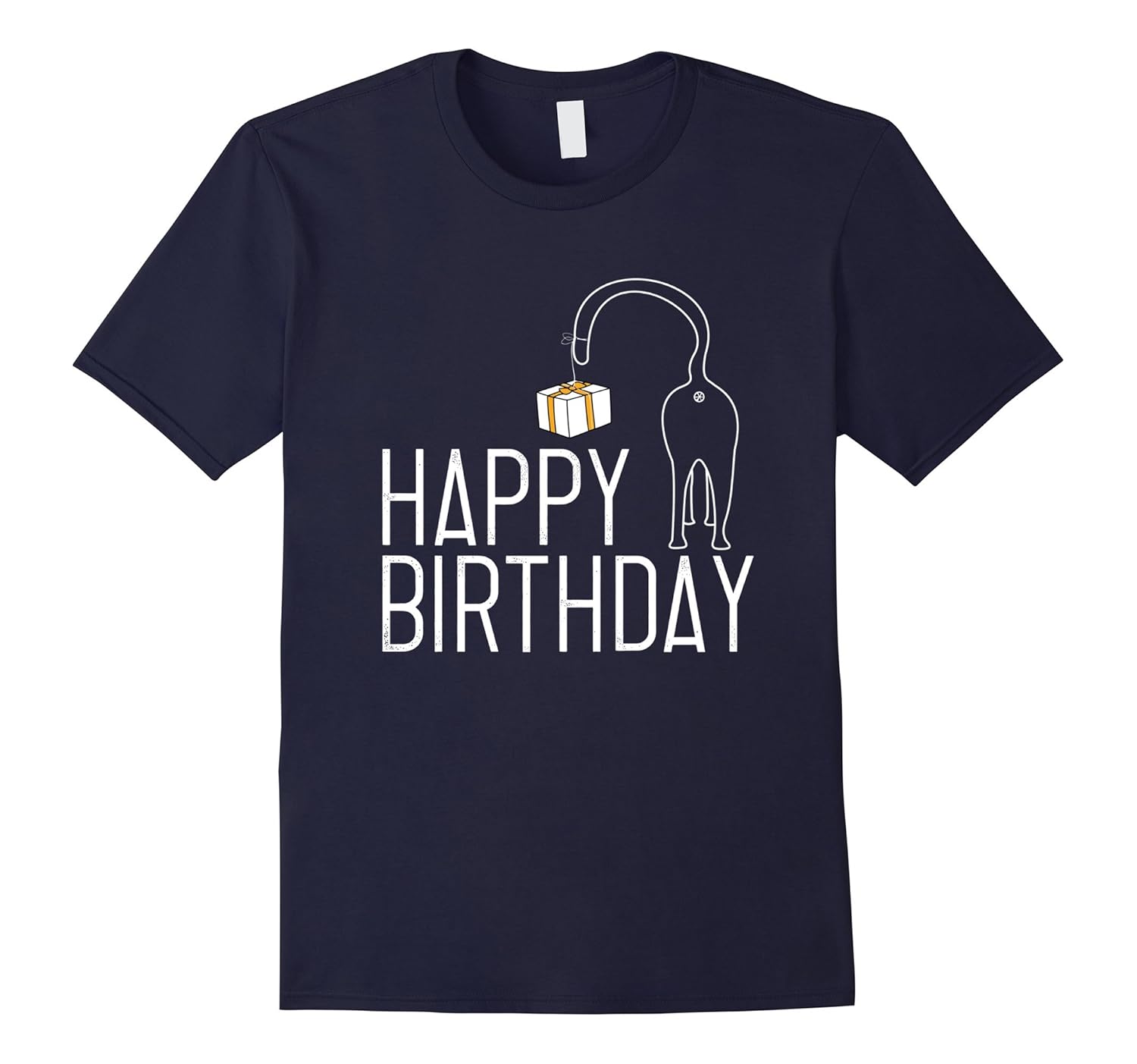 Cat Butt Shirt - Funny Happy Birthday Tshirt Gift-Rose