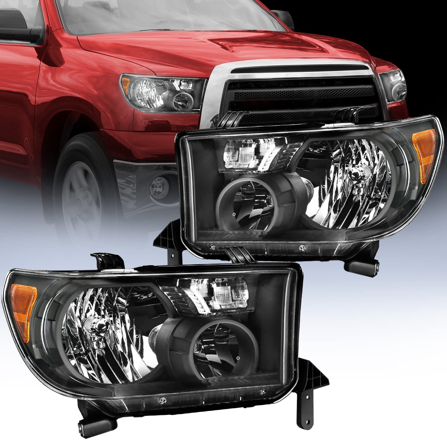 Nilight Headlight Assembly for 2007 2008 2009 2010