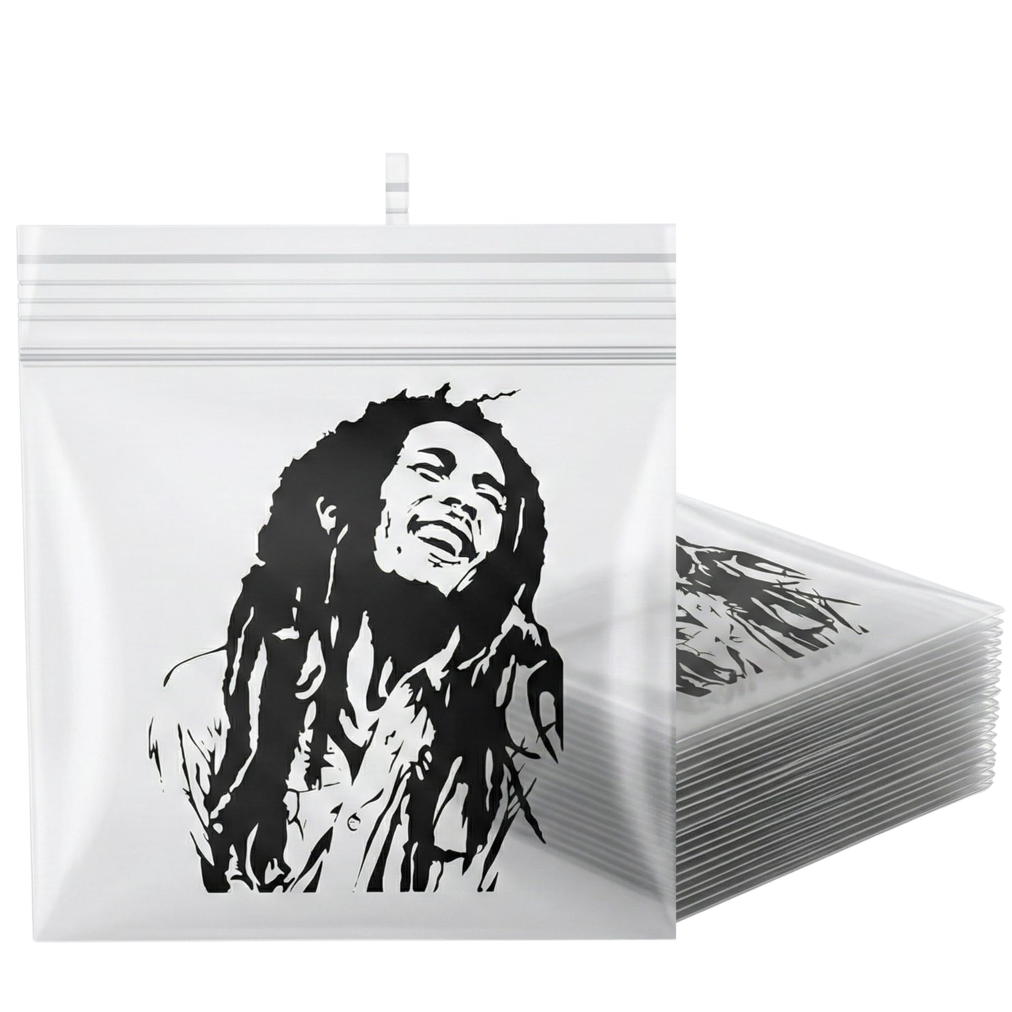 Grip Seal Bags Zip Lock Bags Resealable Plastic Bags Baggies (2x2 Inch (200 Pcs), Head)