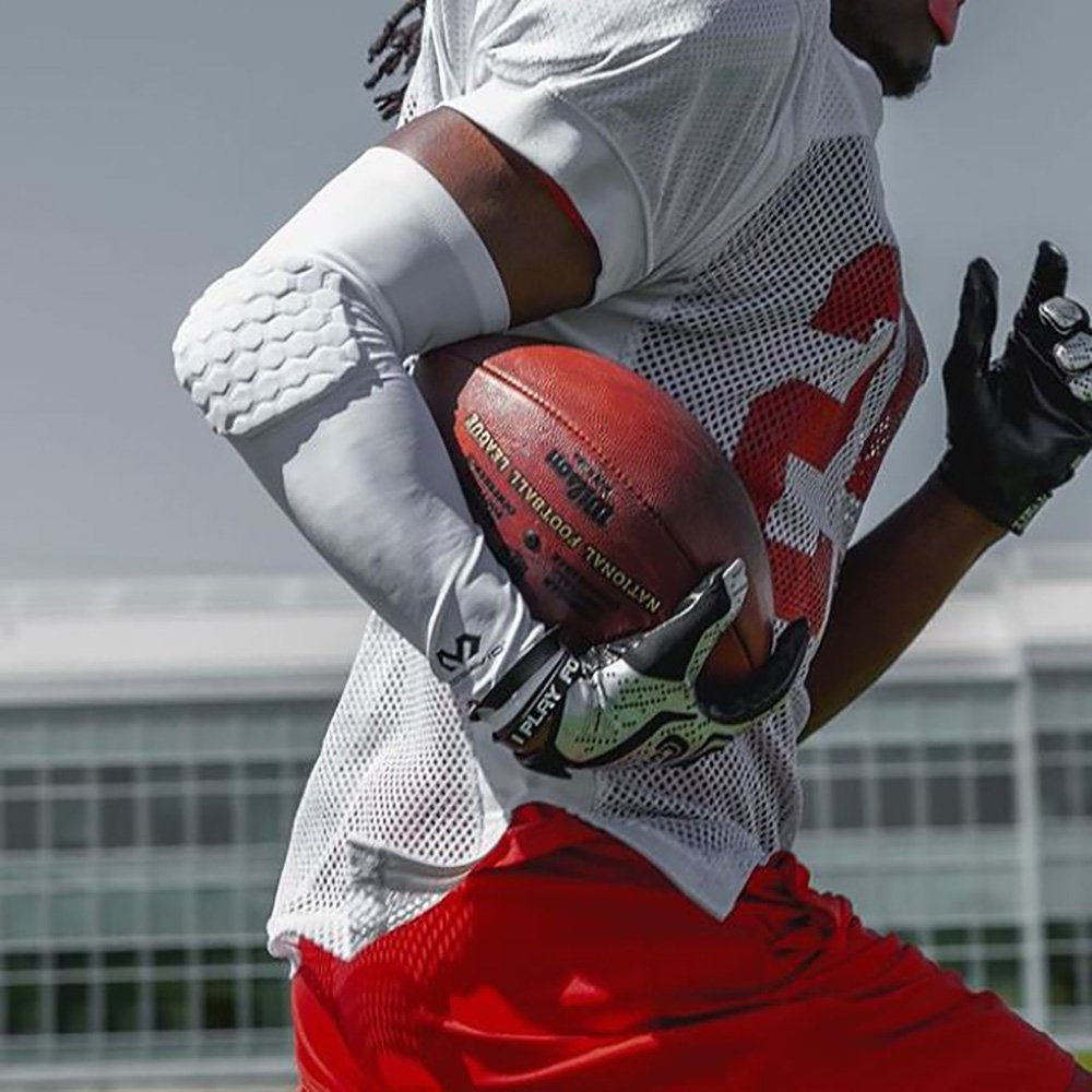 Mcdavid 6500 Hex Padded Arm Sleeve, Compression Arm Sleeve w/ Elbow Pad