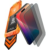 Spigen AlignMaster S Privacy Tempered Glass Screen Protector Guard for iPhone 17 Pro [2 Pack]