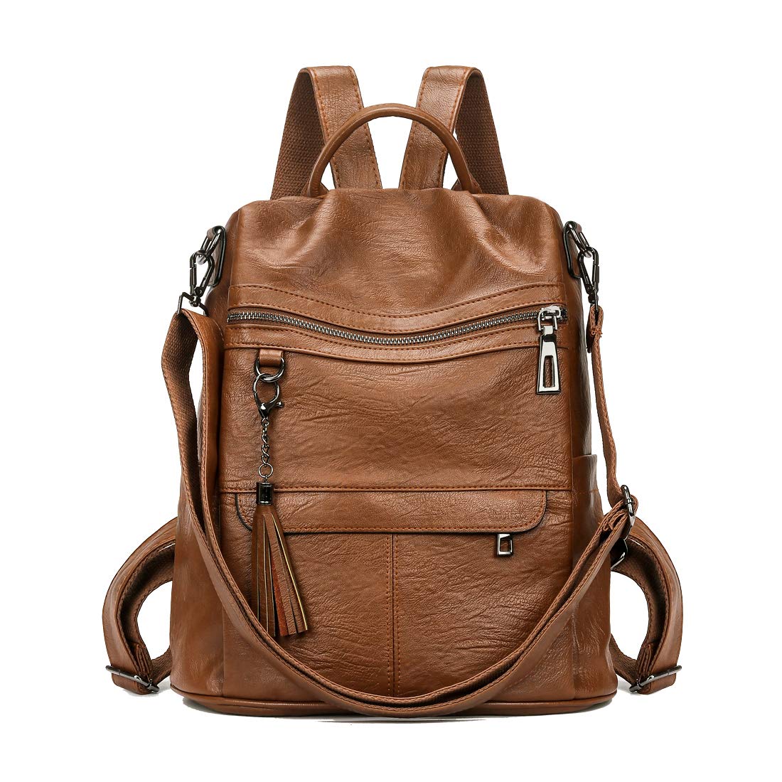 Artwell Backpack Purse For Women Shoulder Bag Fashion Anti-Theft Rucksack Pu Leather Ladies Tote Handbag