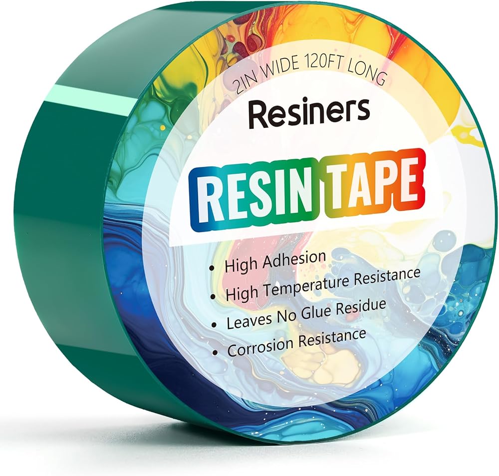 Resiners Resin Tape 50mm x 36.5m High Temp Release Tape Green