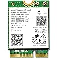 NETELY Wireless-AC 9560NGW NGFF M2 CNVI Interface CRF WiFi Adapter, Wireless-AC 2030Mbps (2.4GHz 300Mbps & 5GHz 160MHz 1730Mbps), Bluetooth 5.0, Intel Wireless-AC 9560NGW (Wireless-AC 9560NGW)