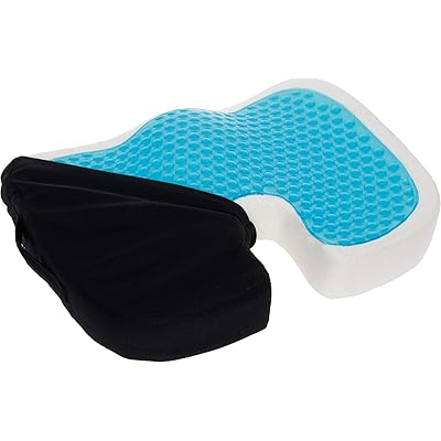 Memory Foam Seat Cushion with Cooling Gel Comfort Kuwait Ubuy