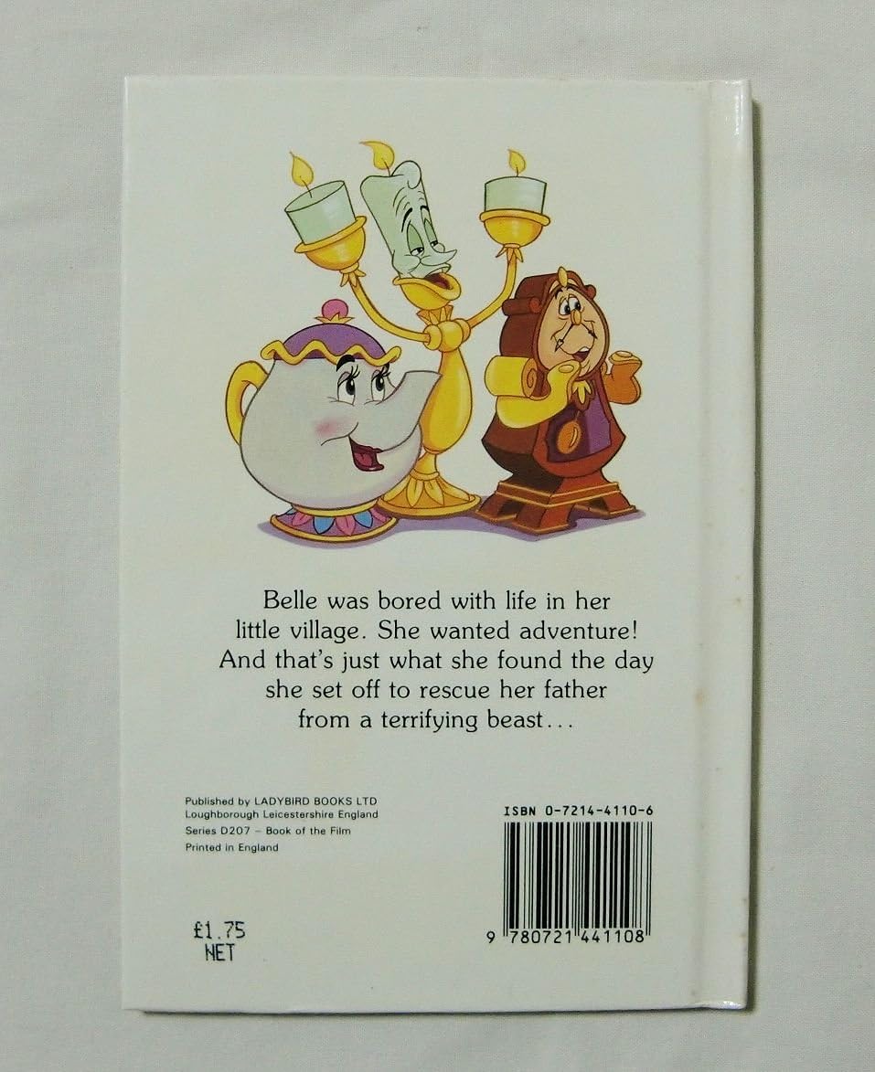 Amazon 美女と野獣 Disney Beauty And The Beast 洋書絵本 古本 Ladybird 1992年 ディズニー 通販