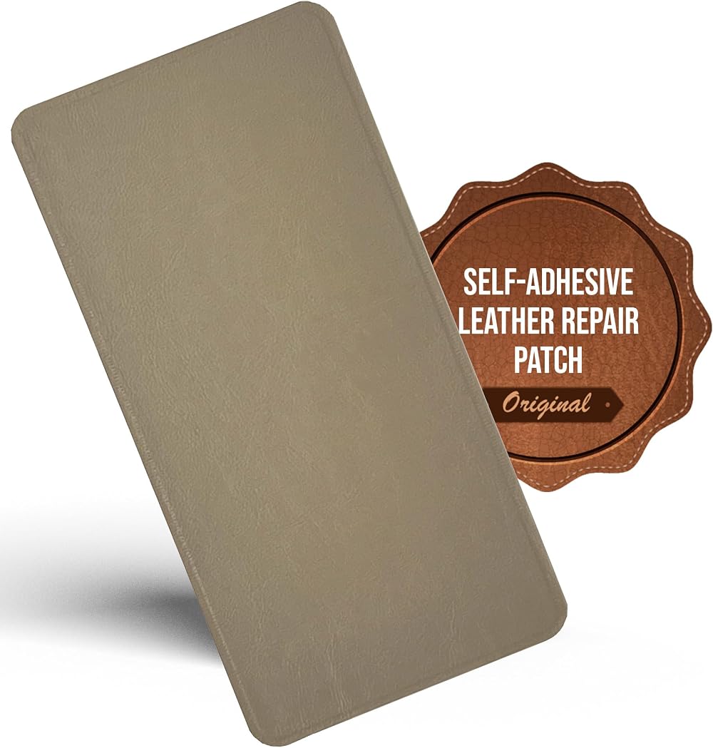MastaPlasta Premium Easy All-in-One Leather Repair Kit Beige 20x10cm