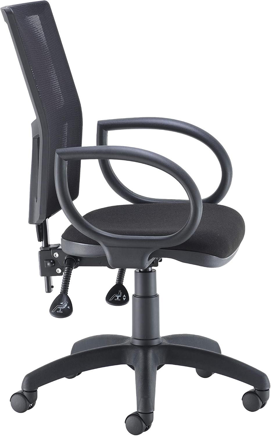 Office Hippo Mesh Back Desk Chair, Ergonomic Home & Office Chair With Height Adjustable Seat - Image 4