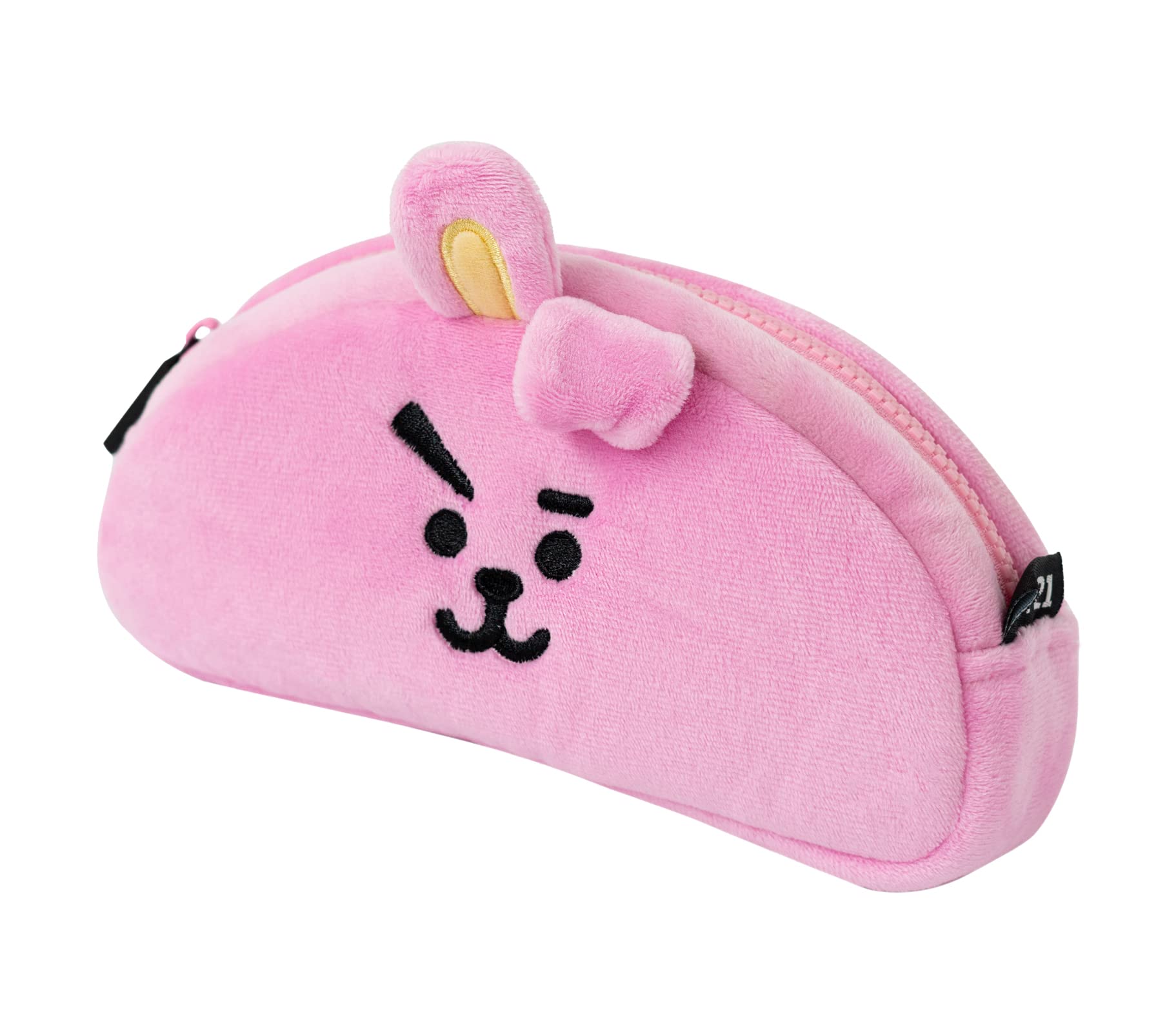 Grupo Erik School Pencil Case - BT21 Cooky Kawaii Stationery | Cute Makeup Bag, Plush Pencil Case, Back to School Supplies, Office Stationery Supplies | Kawaii Gifts