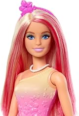Barbie Royal Doll with Pink Blonde Hair Accessories Fantasy Dress Up view 2
