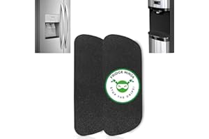 ELLIS HARPER Fridge Ninja Refrigerator Drip Tray - Best Refrigerator Accessories for Water Drips, Customizable & Easy to Clean Diatomite Water Absorbent Trays for Fridge Water Dispensers - 7.9”x3.2”