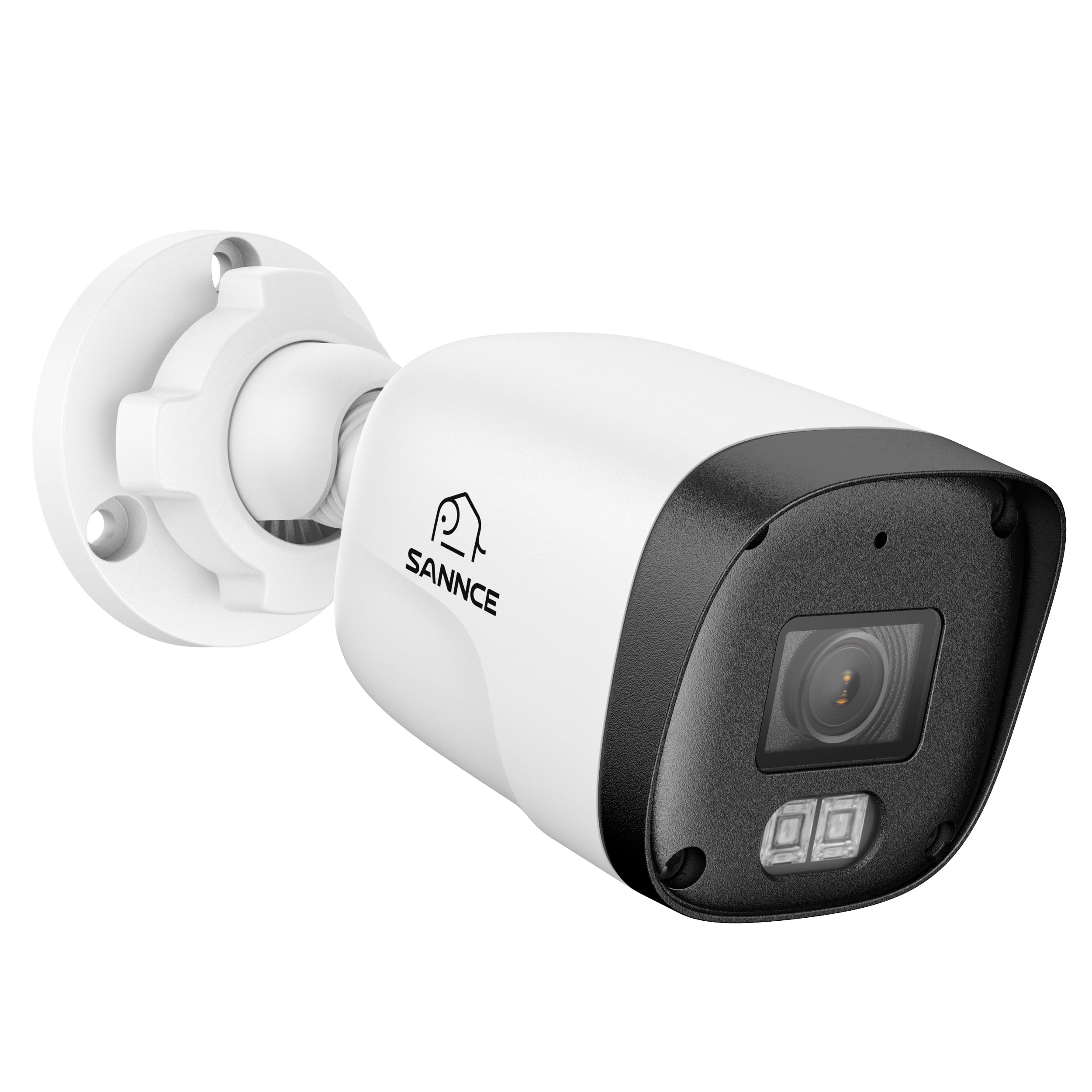 Photo 1 of ***POSSIBLY HAS A INCORRECT POWER CONNECTOR*** SANNCE 2K 3MP Super HD PoE IP Security Camera,100ft Dual IR Night Vision,IP67 Weatherproof, Human/Vehicle Detection,H.265+ Indoor/Outdoor Surveillance Camera
