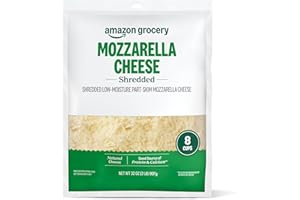 Amazon Grocery, Mozzarella Cheese, Shredded, 32 Oz (Previously Happy Belly Packaging May Vary)