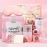 Gifts Basket for Women - Unique Birthday, Mothers Day, Christmas, Get Well Soon, Spa Gifts Baskets for Her, Mom, Wife, Girlfriend, Sister