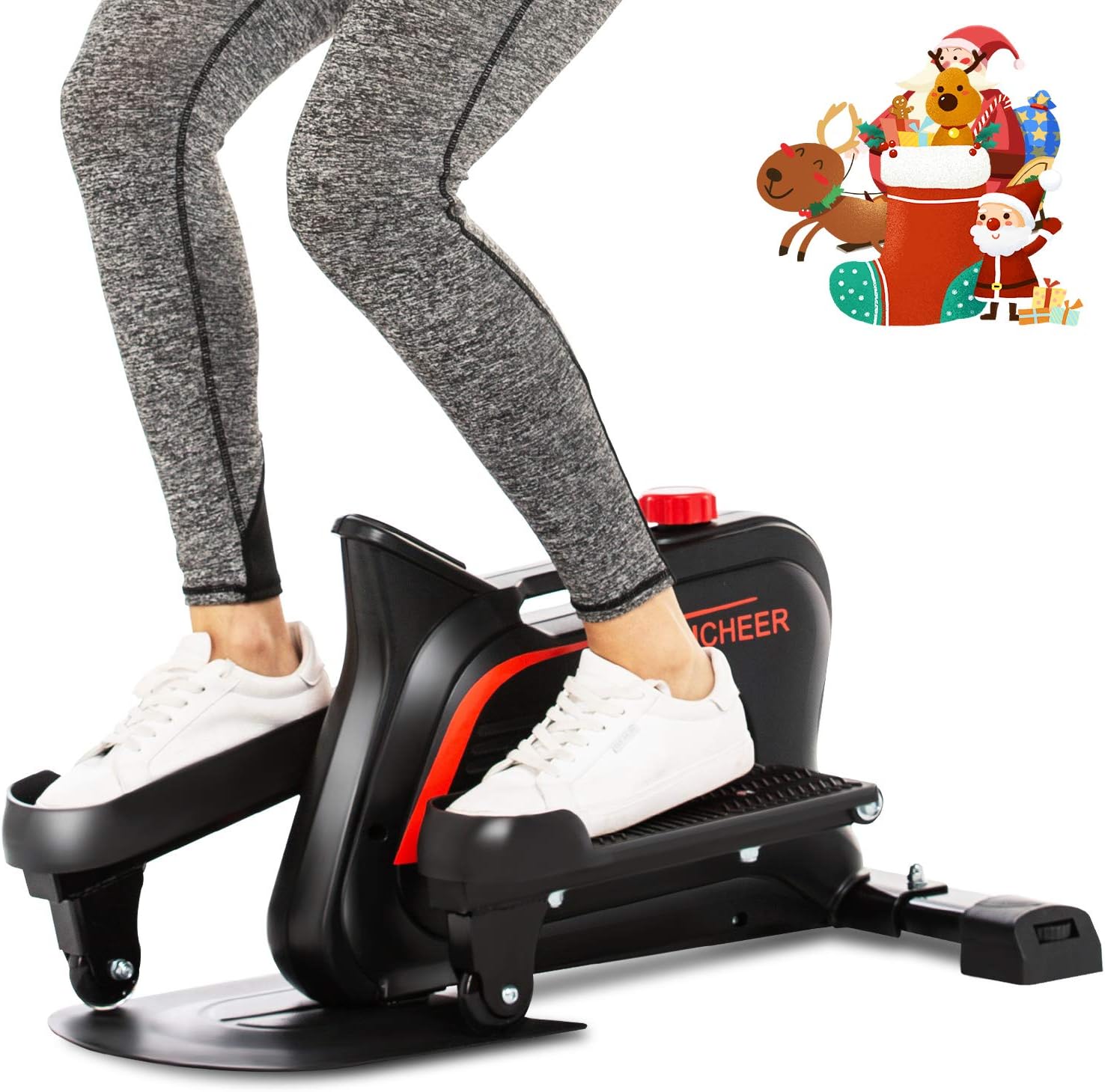 ANCHEER Elliptical Trainer Pedal Exerciser Bike for Home