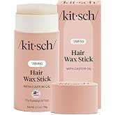 Kitsch Hair Wax Stick for Women &amp; Men with Castor Oil &ndash; 2.7 oz | Hair Stick for Flyaways &ndash; Slick Stick Hair Styling Product w/ All-Day Hold &ndash; No-Residue Formula for Sleek Hair &ndash; Made in USA