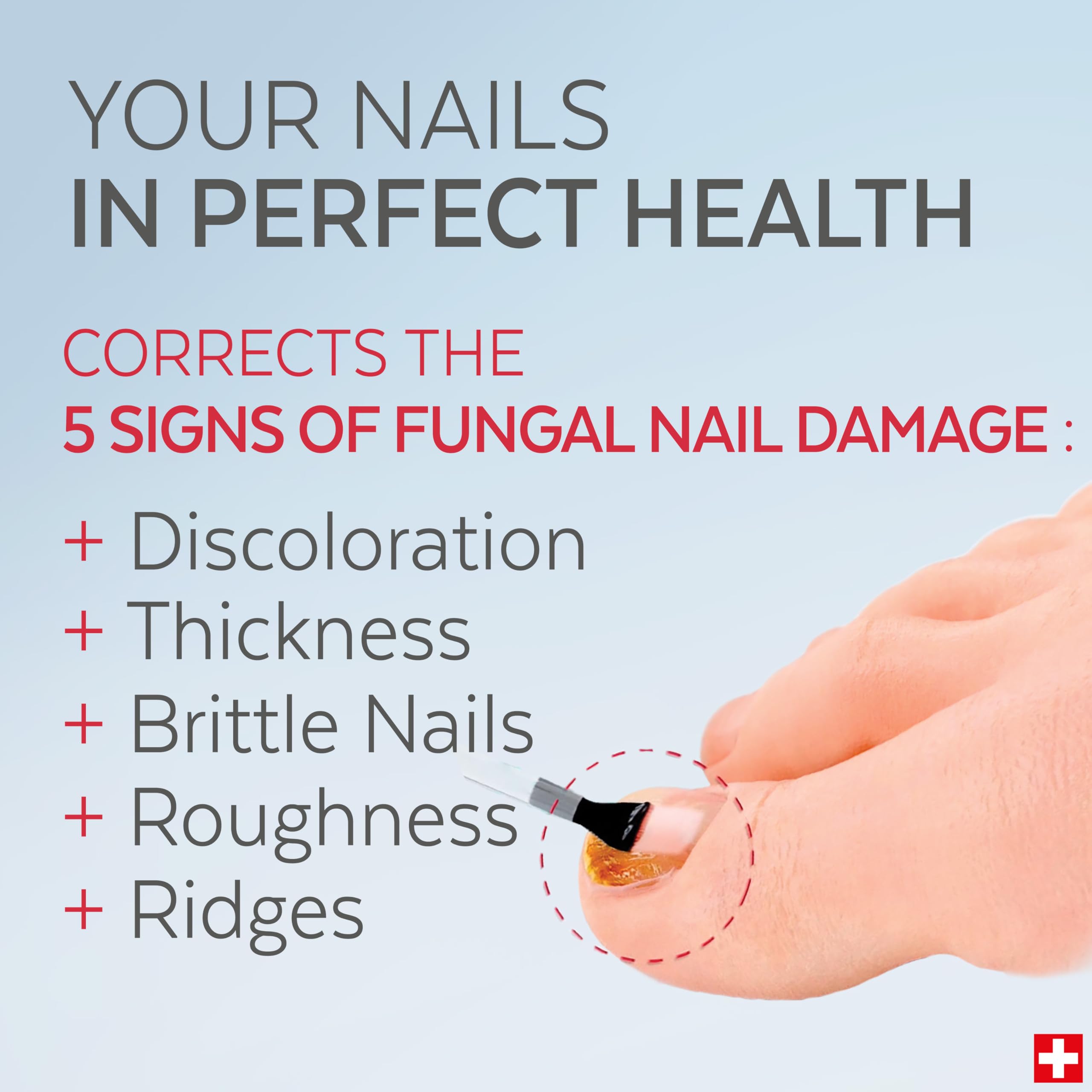 PODERM – 2 in 1 TOENAIL INTEGRAL RENEWAL – Restores Appearance of Discolored/Damaged Nails – Toe and Fingernail Repair – 100% Natural Ingredients and Vegan – Quick & Easy – Swiss Made - Image 3