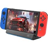 𝑹𝒂𝒑𝒆𝒍𝒍 TV Dock Station for Switch/Switch OLED with LAN Port, Switch Dock with HDMI Adapter and USB 3.0 Port for Official Nintendo Switch（Not Include HDMI Cable and AC Adapter）