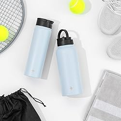 JoyJolt Triple Insulated Water Bottle with Straw
