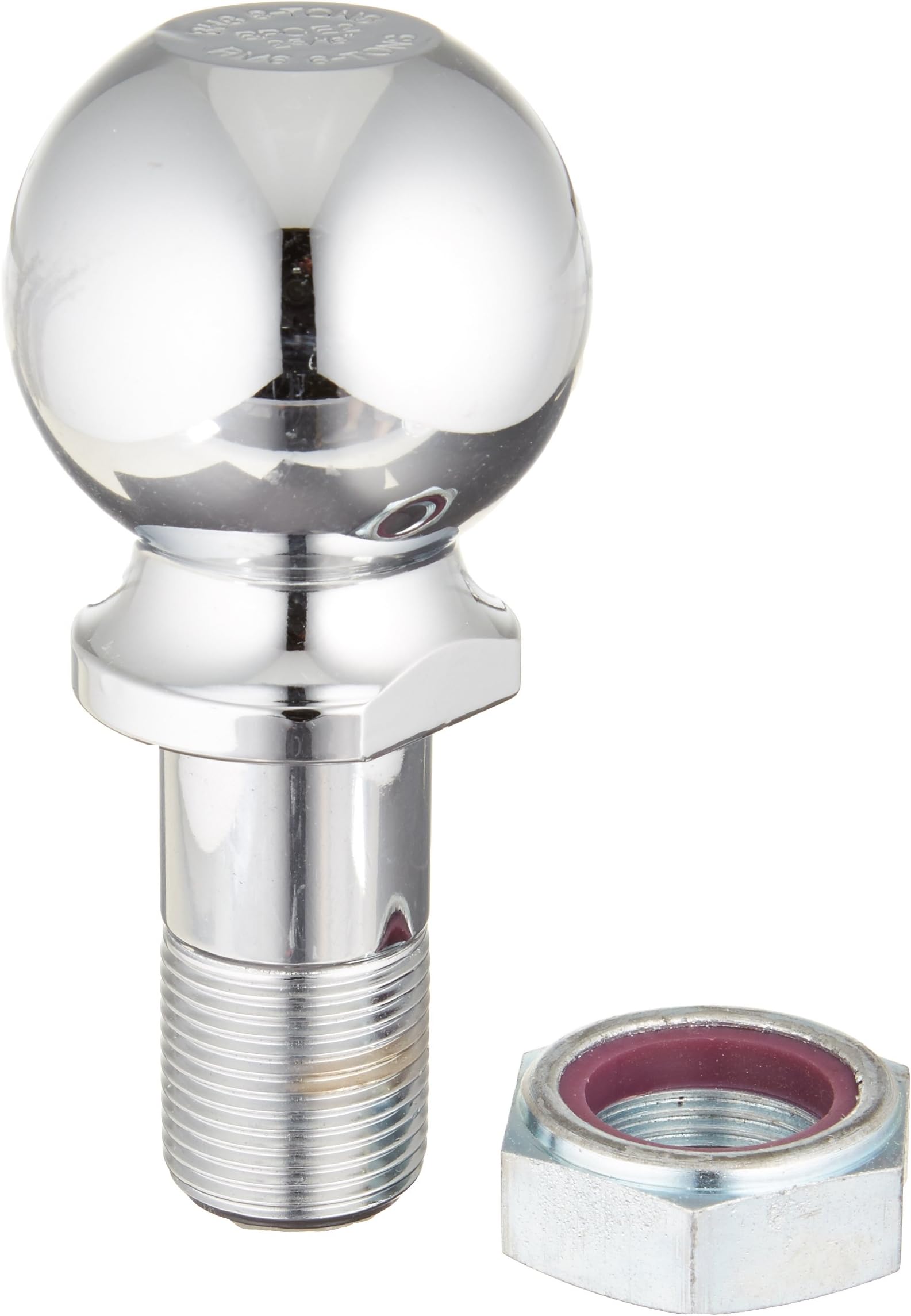 Buyers Products RB2516 Replacement Ball for RM6 & BH8 Series Combination Hitches, 2-5/16" Ball, Chrome Finish, Trailer Hitch Accessories